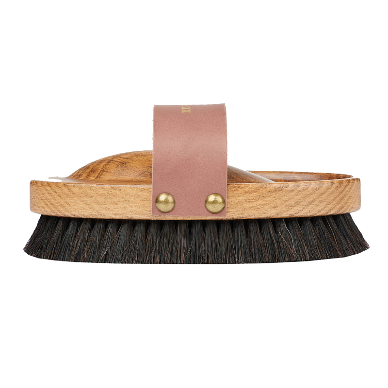LeMieux Artisan Lambswool Body Brush - Brown-1